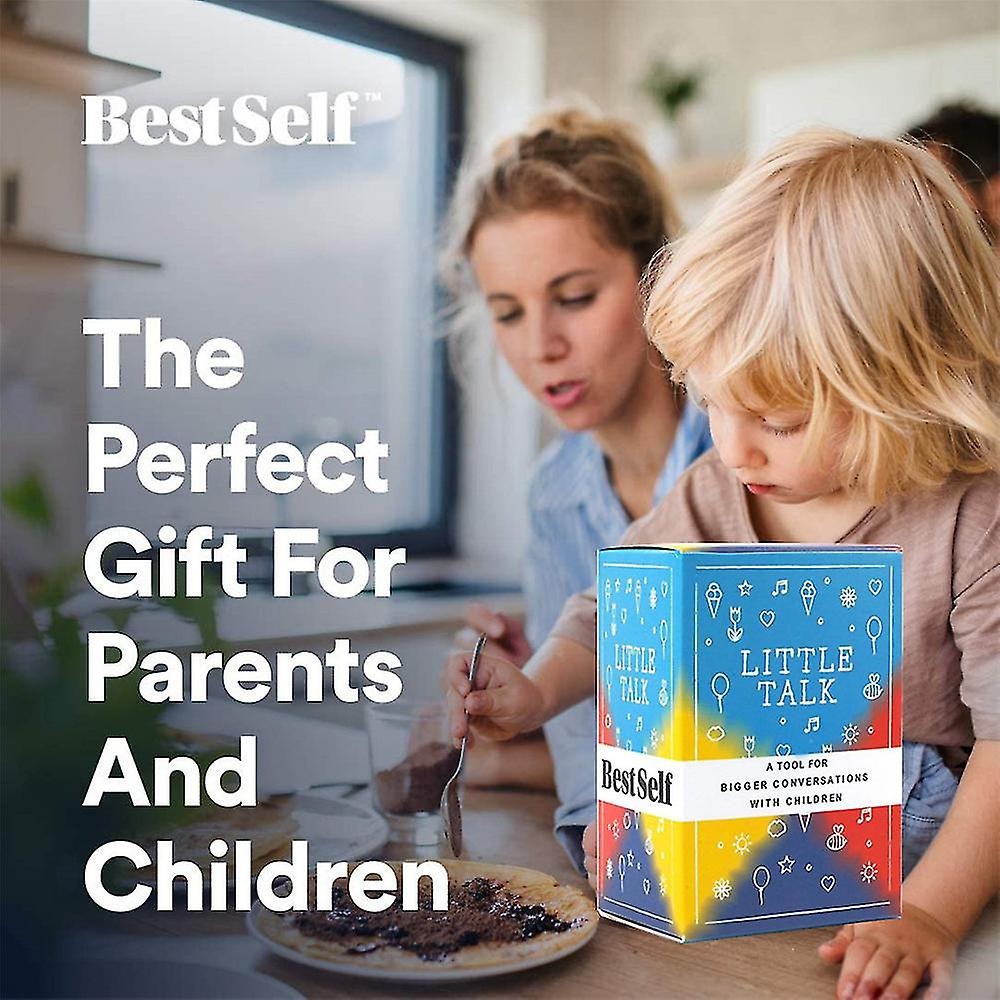 Bestself Little Talk Conversation Cards 150 Questions parent with Children 5-14 Bestself Little Talk Conversation Cards 150 Questions parent with Children 5-14